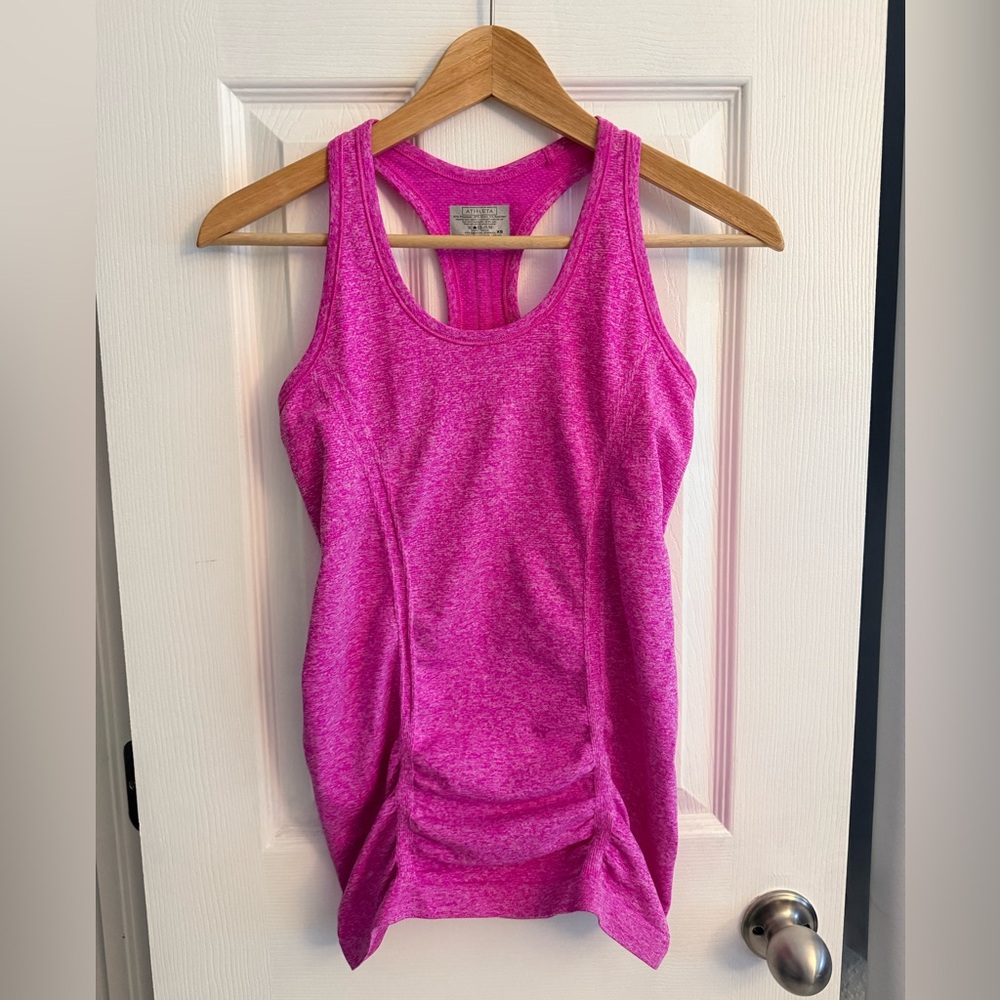 Athleta Vibrant Pink Tank Top - Picture 3 of 5